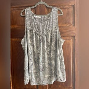Size 3 Maurice’s dress tank top. Great with a cardigan